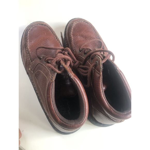 Columbia Men s Wayne Chukka Leather Boots Moc Toe Mid BM2448-628 Brown Size 11.5 - Picture 5 of 6